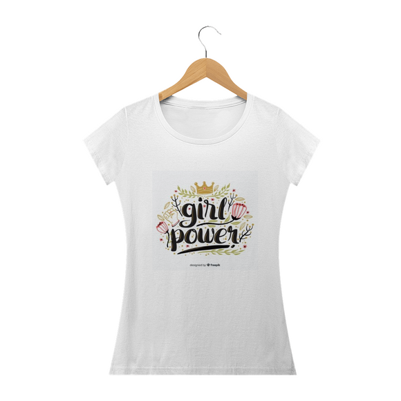 Camiseta feminina girl power